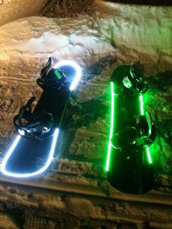 Snowboards With LEDs