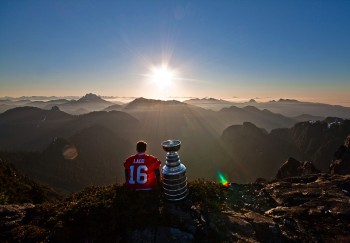 Andrew Ladd With The Cup