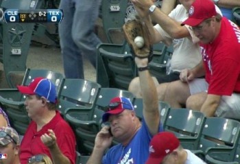 Yeah, I'm at a baseball game