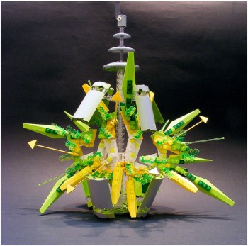 Exploding Lego Spray Can