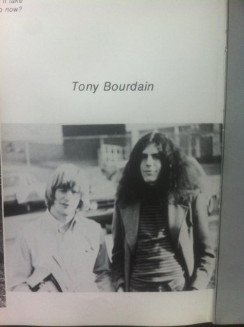 Anthony Bourdain in High School