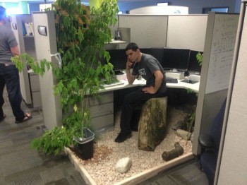 He left the office for a few days
