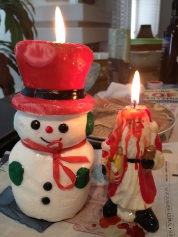 Who Thought A Santa Candle Was A Good Idea?