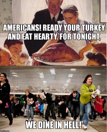 Shopping on Thanksgiving?