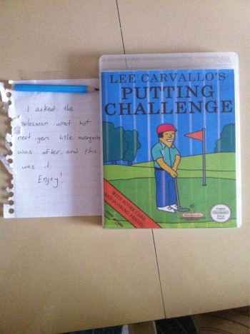 Lee Carvallo's Putting Challenge