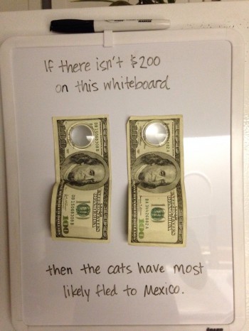 Money On The Fridge