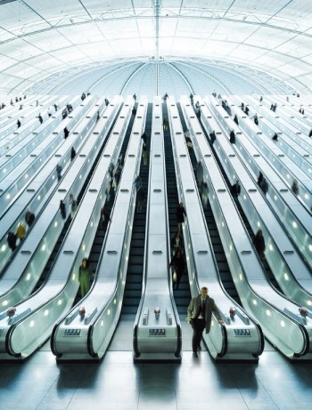 Escalators in Japan