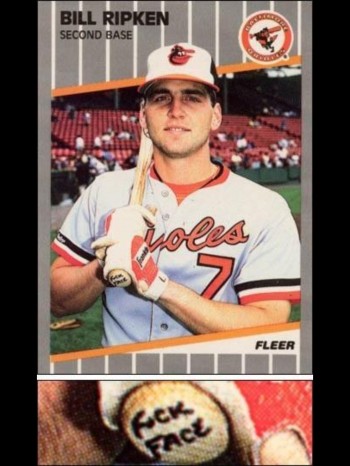 Bill Ripken Baseball Card
