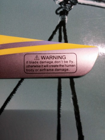 Chinese Warning