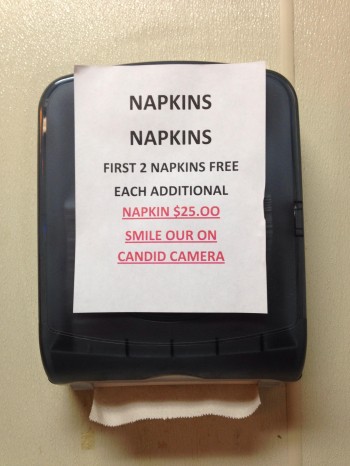 As Seen In A Vegas Restaurant