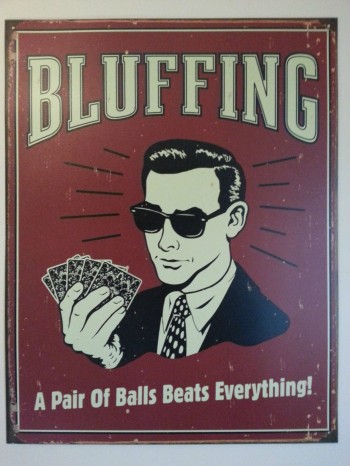 Bluffing