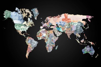 World Map Of Currencies