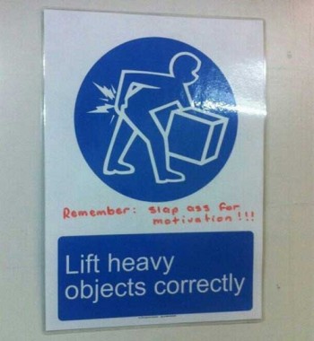 The Correct Way To Lift A Box