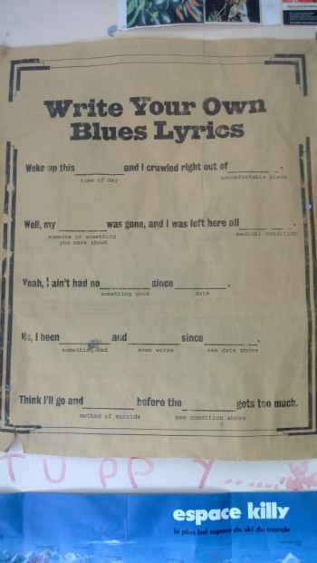Write Your Own Blues Lyrics