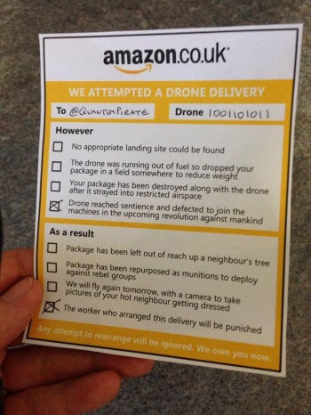 WE ATTEMPTED A DRONE DELIVERY