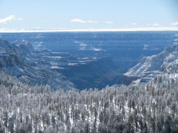 Grand Canyon After A Snowstorm