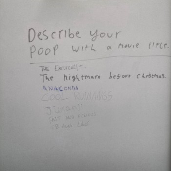 Bathroom Scribbles