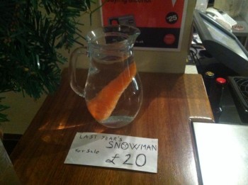 Last Year's Snowman - For Sale