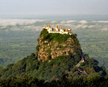 Popa Taung Kalat monastery, Burma