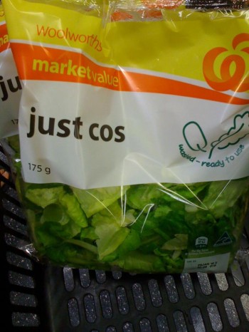 Why did you buy lettuce?