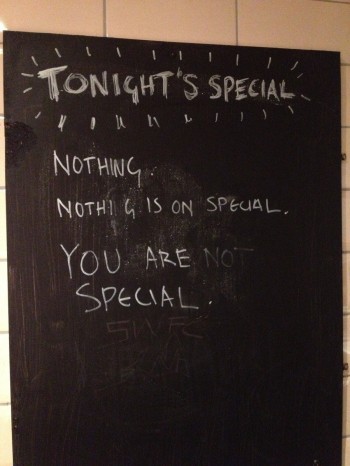 Tonight's Special