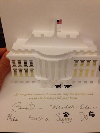 Whitehouse Christmas Card