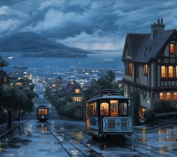 Rainy day in San Francisco