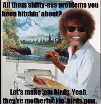 Happy little motherfuckin' birds