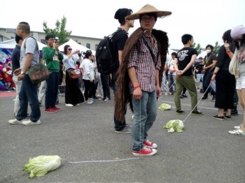 Taking a cabbage for a walk is now a thing