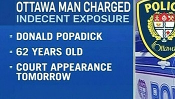 Ottawa man arrested for exposing himself in a park