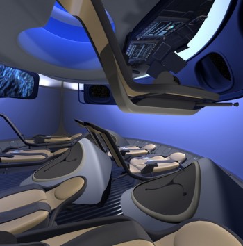 Boeing Unveils Cabin Design for Commercial Spaceliner
