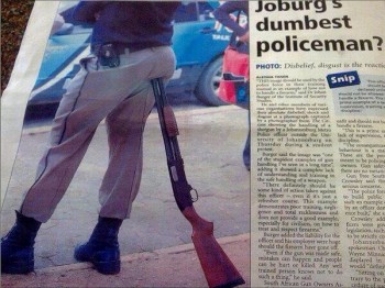 Correction: World's Dumbest Policeman