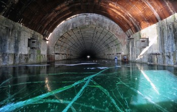 Abandoned Frozen Soviet Submarine Base
