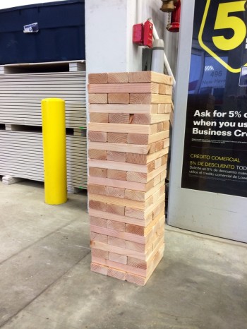 2x4 Jenga
