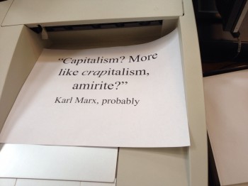 Someone left this in the printer