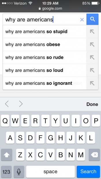 To be American