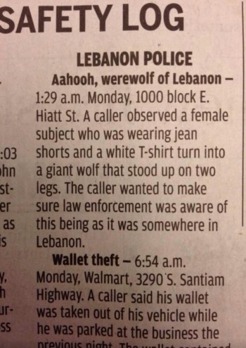 Local Police Log