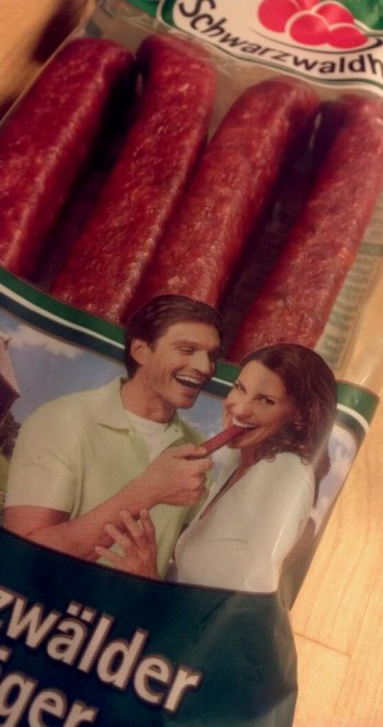 That's right, eat that sausage
