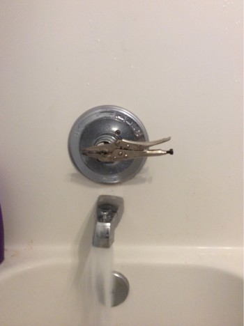 I asked landlord to fix our shower handle