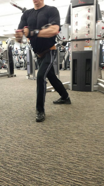He's been skipping leg day his entire life