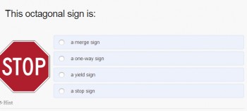On the driving test
