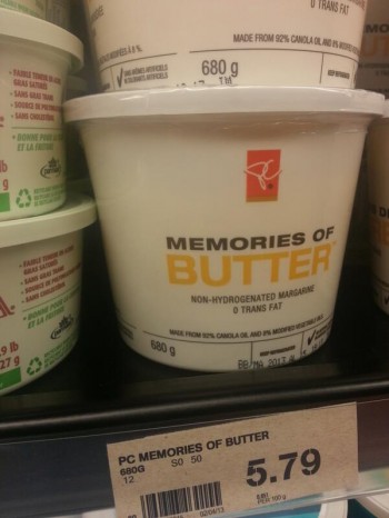 Such a depressing name for a butter substitute