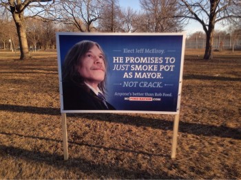 Toronto Election Campaign Poster