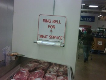 I don't think I want to ring the bell
