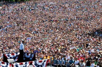 Huge Obama Crowd