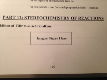 Organic chemistry professor is lazy