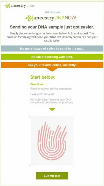 Ancestry.com On April 1st