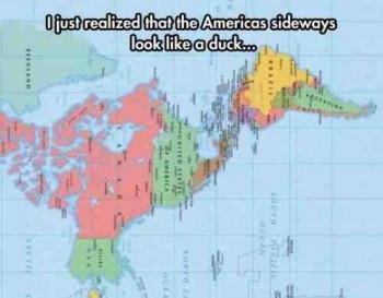 The Americas, sideways