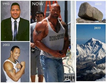 The evolution of Dwayne "The Rock" Johnson