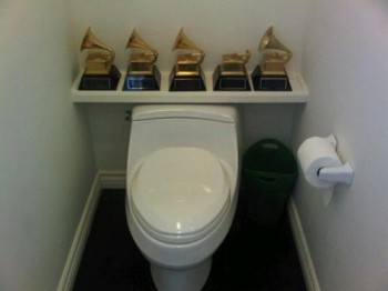 Where Chad Smith from Red Hot Chili Peppers keeps his Grammy's